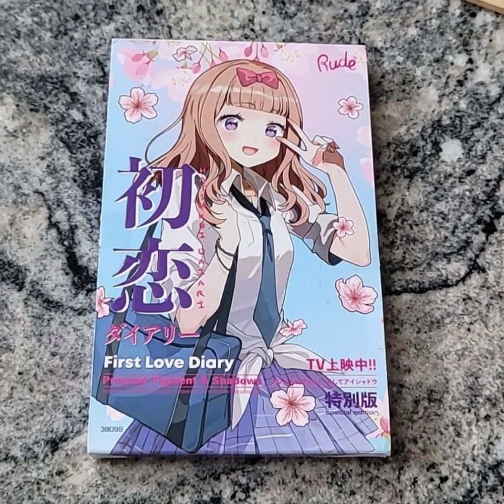 Eyeshadow Palette Rude Cosmetics Manga Collection First Love Diary Doki Sawa